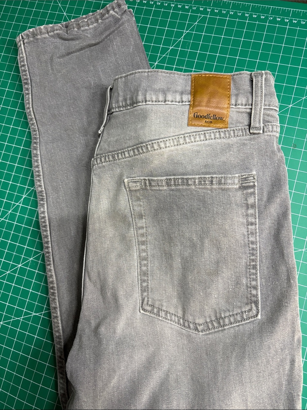Goodfellow & Co Men’s Gray Denim Straight Leg Jeans